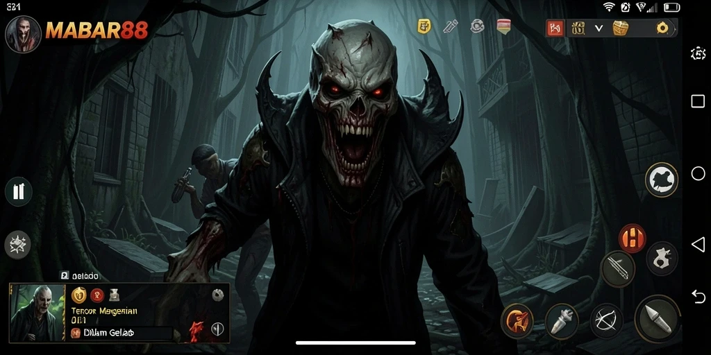 Gameplay menakutkan dalam suasana kelam di MABAR88.