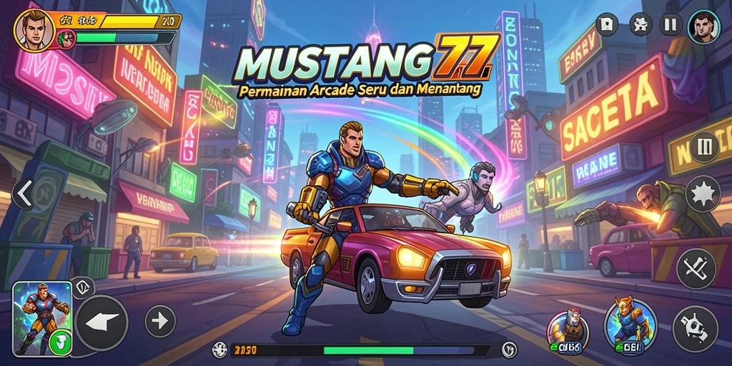 Tangkapan layar gameplay <strong>MUSTANG77</strong> yang menampilkan aksi cepat dan grafik menawan.