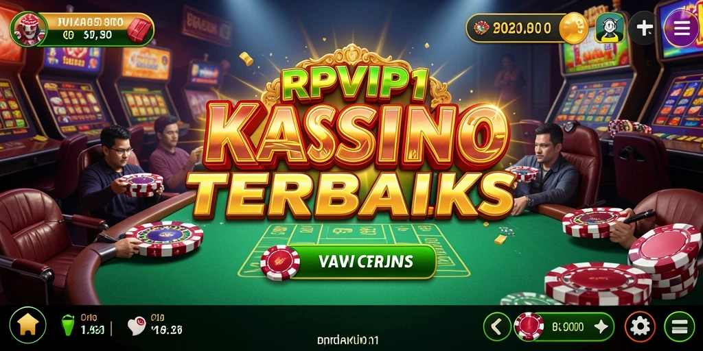 Screenshot gameplay RPVIP1 menampilkan aksi seru permainan kasino.