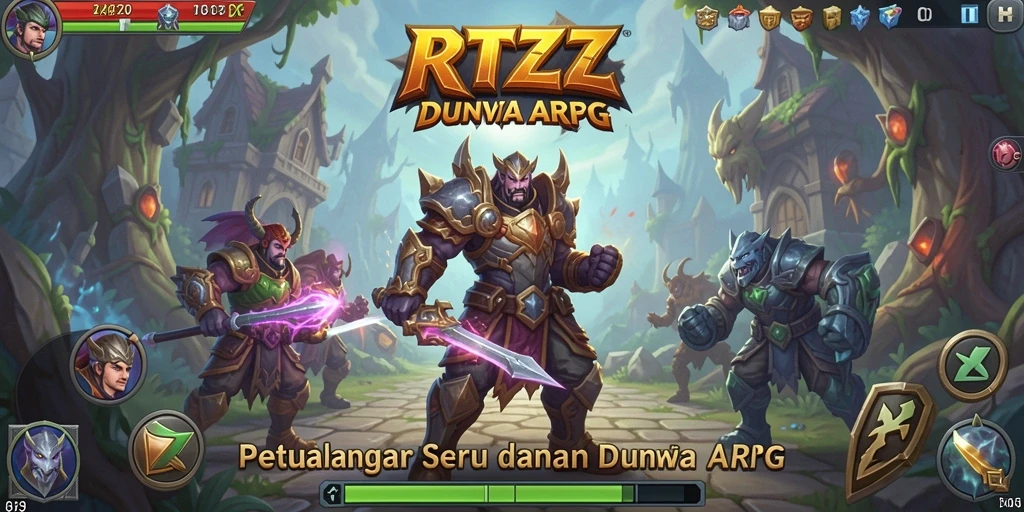 Gameplay seru dan mendebarkan di RTZZ, menjelajahi dunia penuh tantangan.